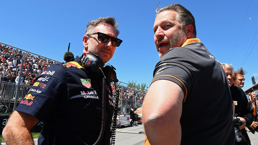 Christian Horner - Red Bull - Zak Brown - McLaren - Formel 1