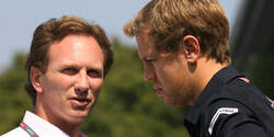 Christian Horner & Sebastian Vettel