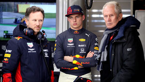 Christrian Horner, Max Verstappen & Helmut Marko - Red Bull - 2020