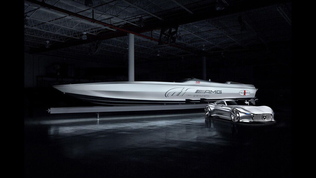Cigarette Racing 50' Vision GT Concept Mercedes AMG