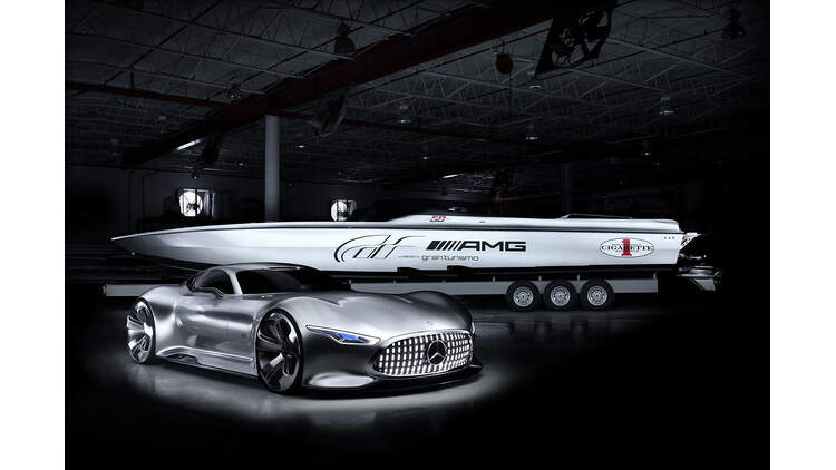 Cigarette Racing 50 Vision Gt Concept 2 X 1 650 Ps Im Amg Style Auto Motor Und Sport