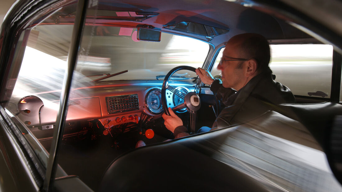 Cisitalia 202 Gran Sport, Cockpit, Fahrersicht