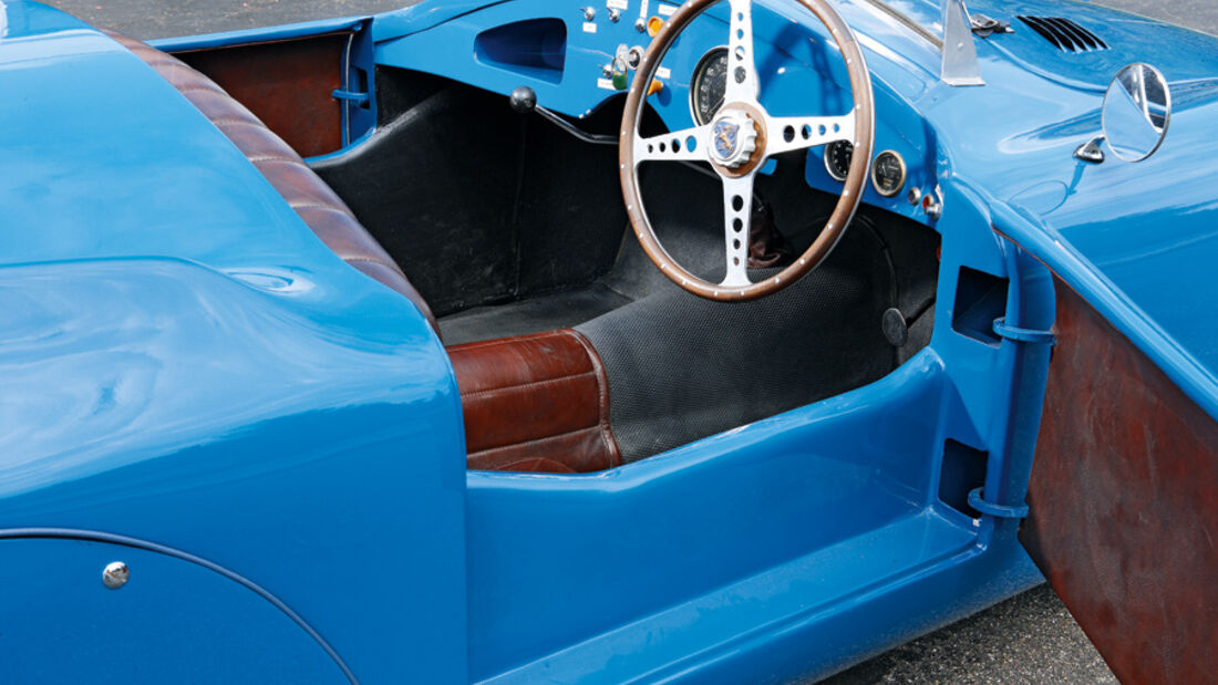 Cisitalia 202 SMM Nuvolari Spider, Cockpit