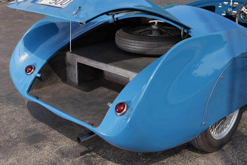 Cisitalia 202 SMM Nuvolari Spider, Kofferraum