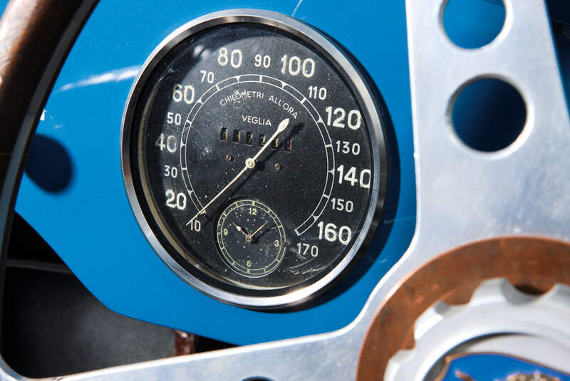 Cisitalia 202 SMM Nuvolari Spider, Rundinstrument
