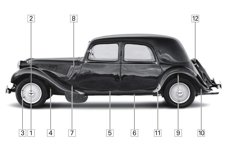 COBI Set Costruzioni Citroen Traction 11CV BL, 236 Pezzi, 1 Figura, Collezione Storica WWII