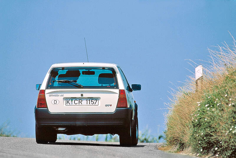 Citroën AX GTi, Heckansicht