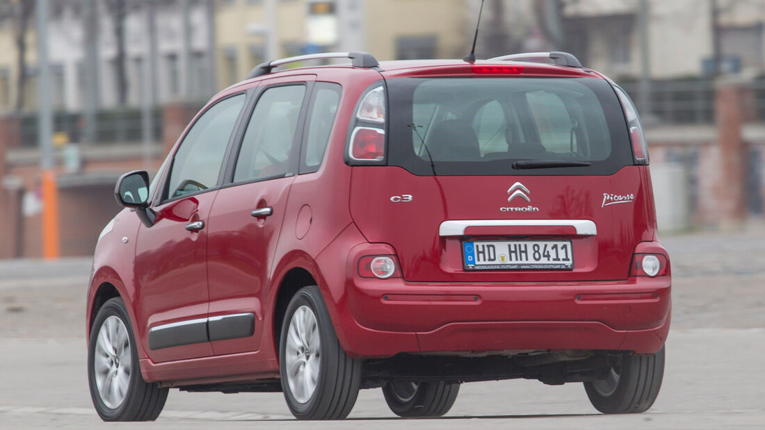 Citroën C3 Picasso VTi 95 Attract, Heckansicht