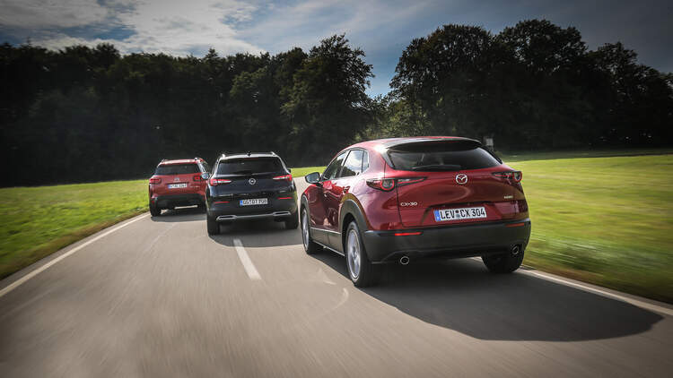 Test Citroen C5 Aircross Mazda Cx 30 Opel Grandland X Auto Motor Und Sport