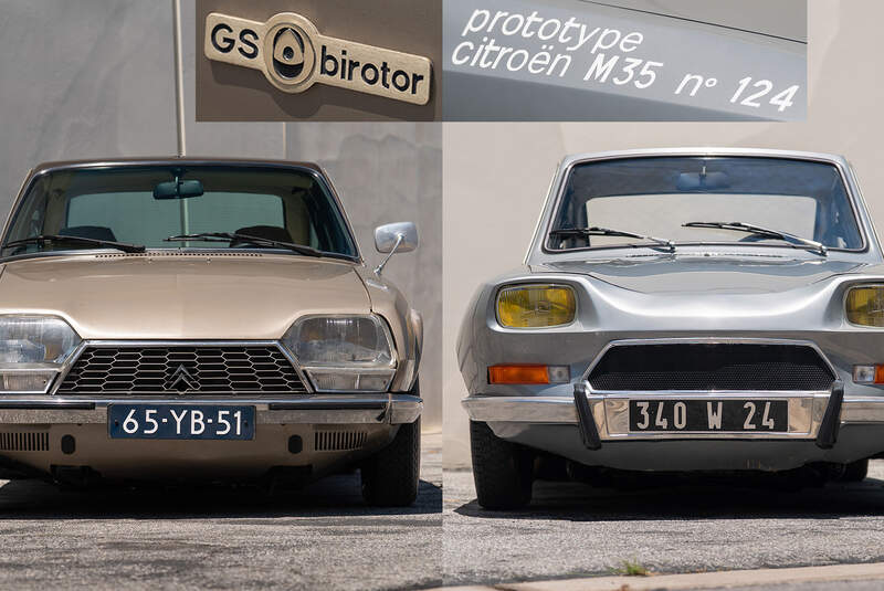 Citroën GS Birotor und M35 Montage