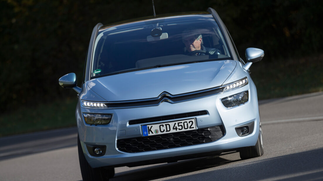 Citroën Grand C4 Picasso e-HDi 115 Intensive, Frontansicht