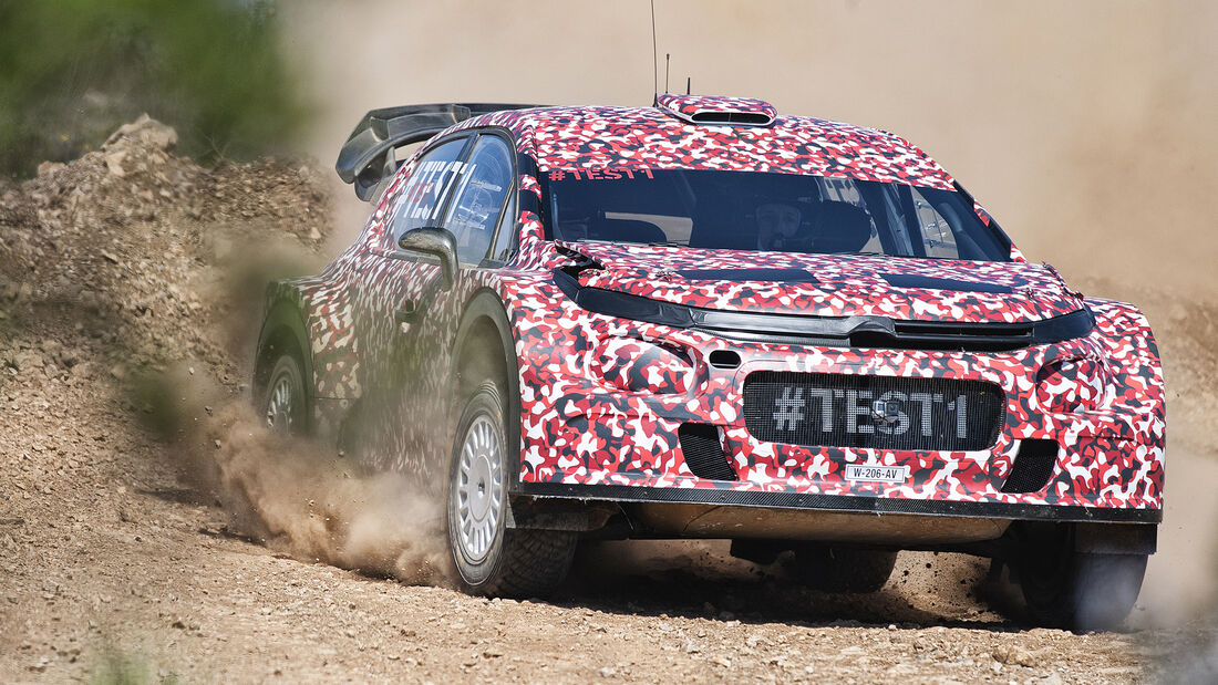Citroën - WRC-Auto 2017 - Erprobung 2016