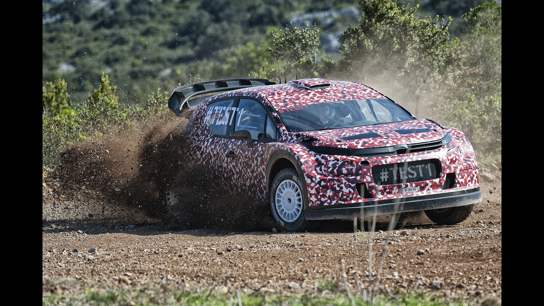 Citroën - WRC-Auto 2017 - Erprobung 2016