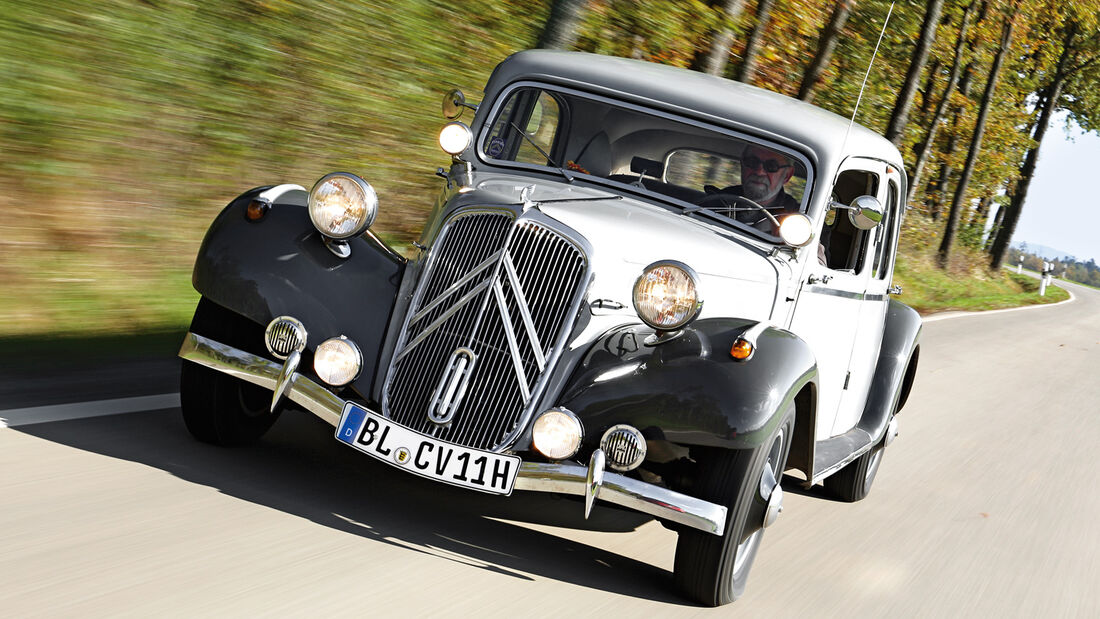 Citroen 11 CV, Frontansicht