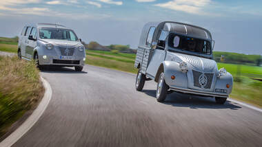 Citroen 2CV und BERLINGO Fourgonnette