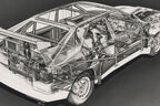 Citroen BX 4TC Evolution (1986) Schnittzeichnung