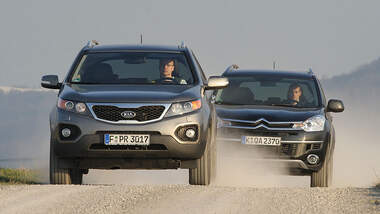 Citroen C-Crosser, Kia Sorento