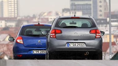 Citroen C3 VTI 95, Renault Clio TCE 100