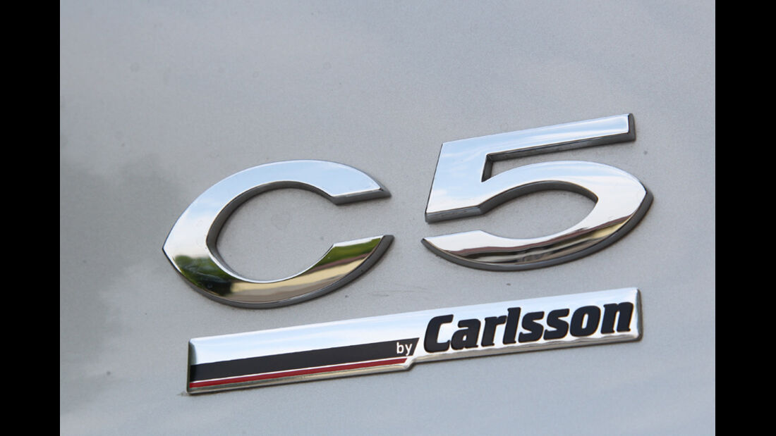 Citroen C5 HDi 200 Tourer by Carlsson, Detail, Emblem, Schriftzug