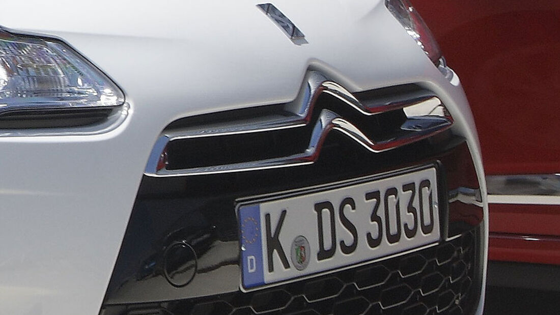 Citroen DS3 HDi 90 FAP 99g, Kühlergrill