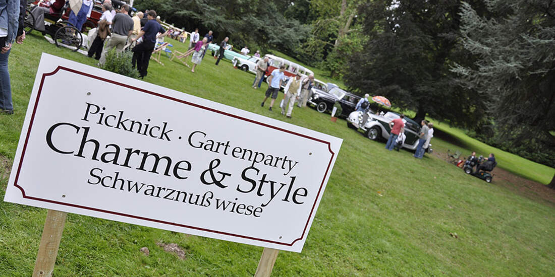 Classic Days Schloss Dyck - Schild