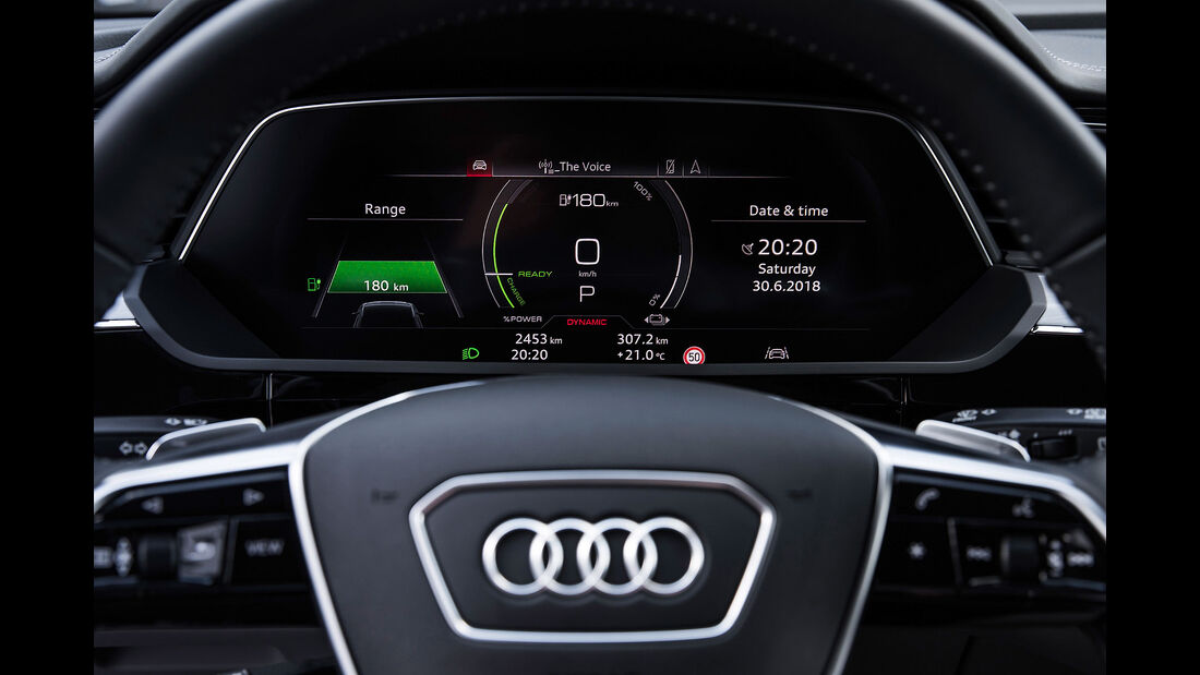 Cockpit Check Im Audi E Tron 55 Quattro Bunt Und Ein Bisschen Schlau Auto Motor Und Sport 4040