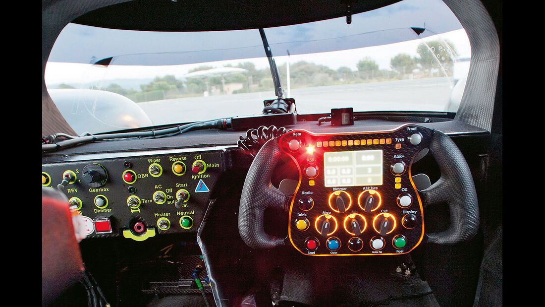 Cockpit, Detail, Audi R18 TDI