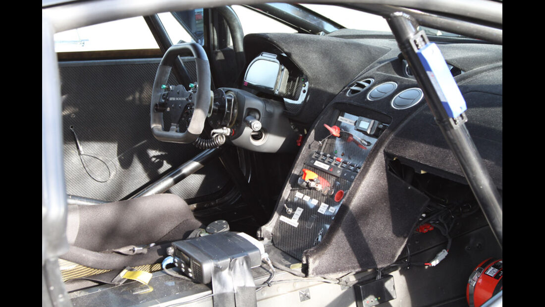 Cockpit Lamborghini Gallardo Super Trofeo, Rennwagen, Nürburgring