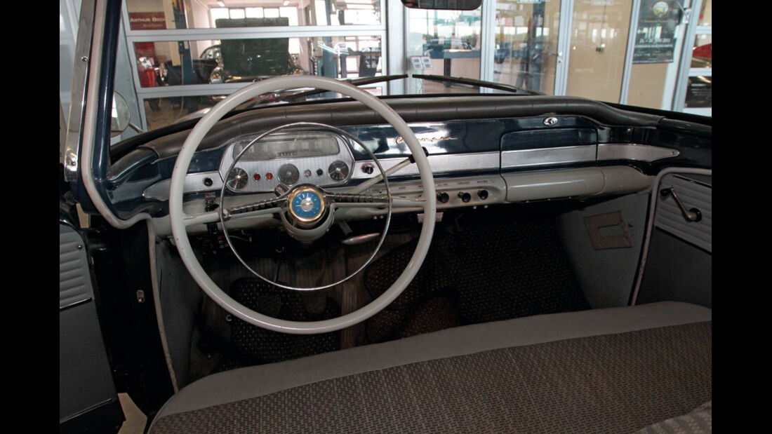Cockpit, Opel Rekord, Lenkrad