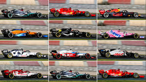 Collage - F1-Autos 2020