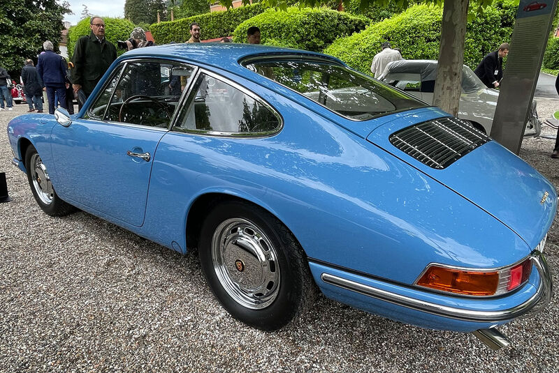 Concorso d'Eleganza Villa d'Este 2023 Porsche 901 Quickblau