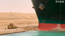 Containerschiff Evergreen Suez Kanal Havarie