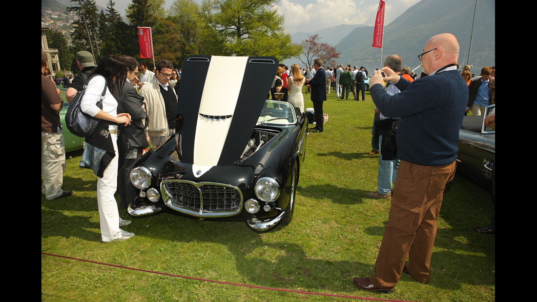 Coppa dïOro - Gewinner Maserati A6GCS Spyder Frua (1955) bei der Villa Erba Villa d’Este 2010.