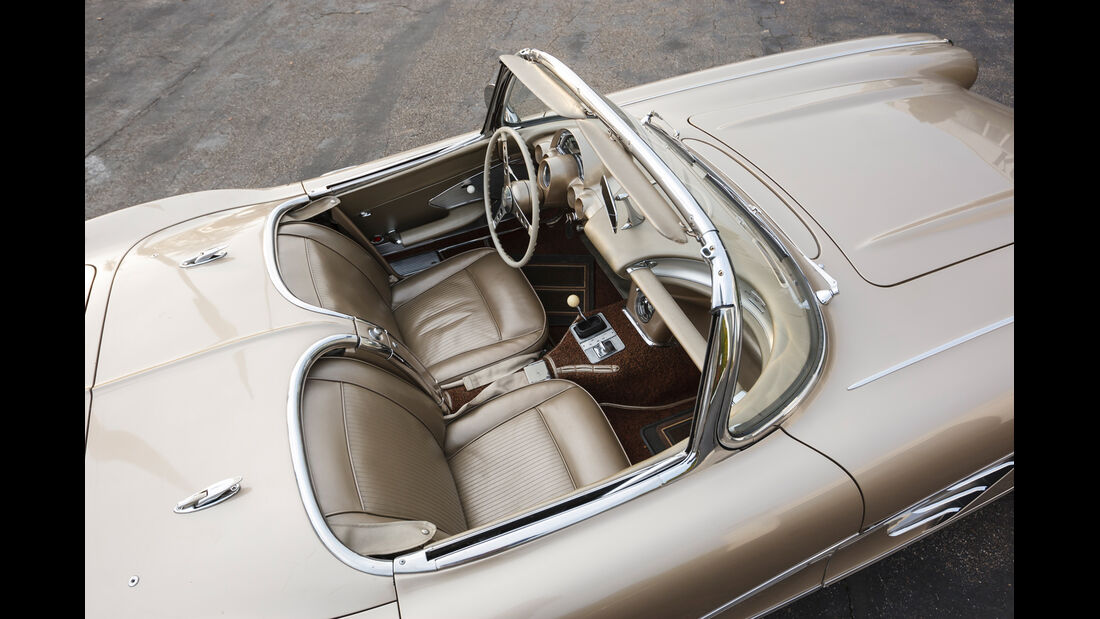 Corvette C1, Cockpit, Sitze