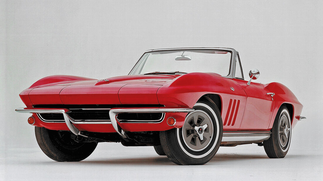 Corvette C2 Cabriolet, Frontansicht