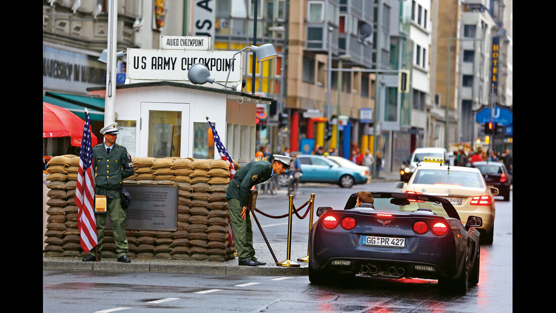 Corvette C6, Berlin, Checkpoint Charlie