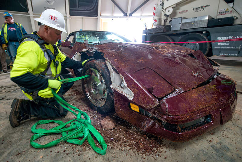 Corvette Sinkhole, Restauration, Museum