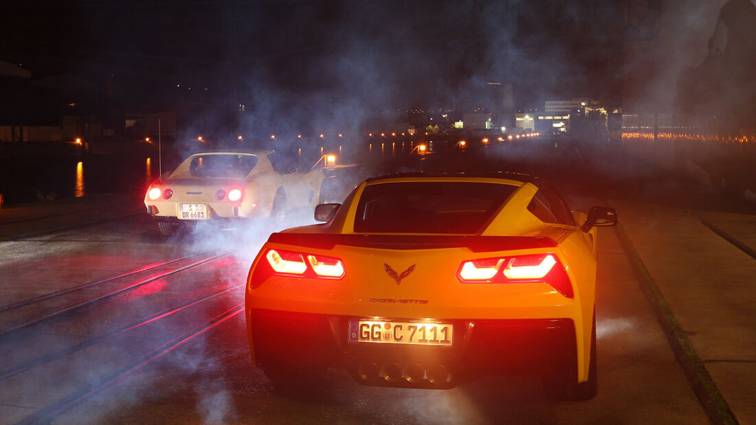 Corvette Stingray Coupé, Heckansicht