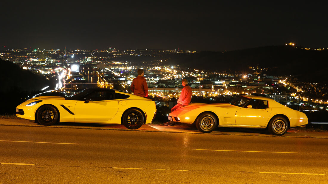 Corvette Stingray Coupé, Seitenansicht