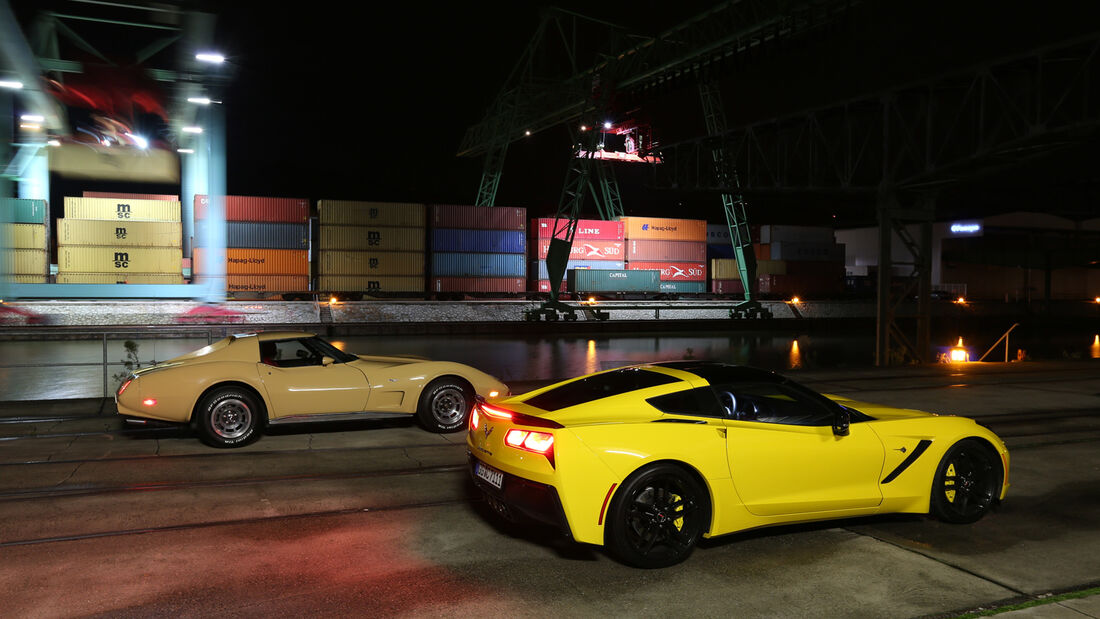 Corvette Stingray Coupé, Seitenansicht