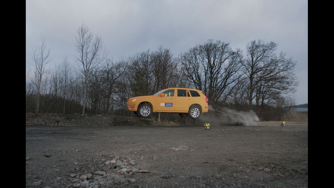Crashtest, Volvo XC90, ditch-test