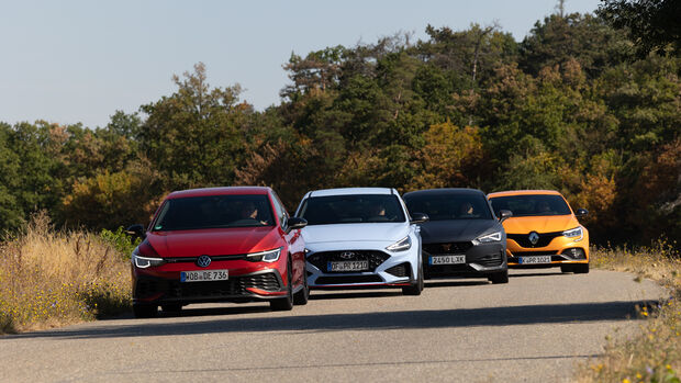 Cupra Leon VZ, Hyundai i30 N Performance, Renault Megane R.S., VW Golf GTI Clubsport
