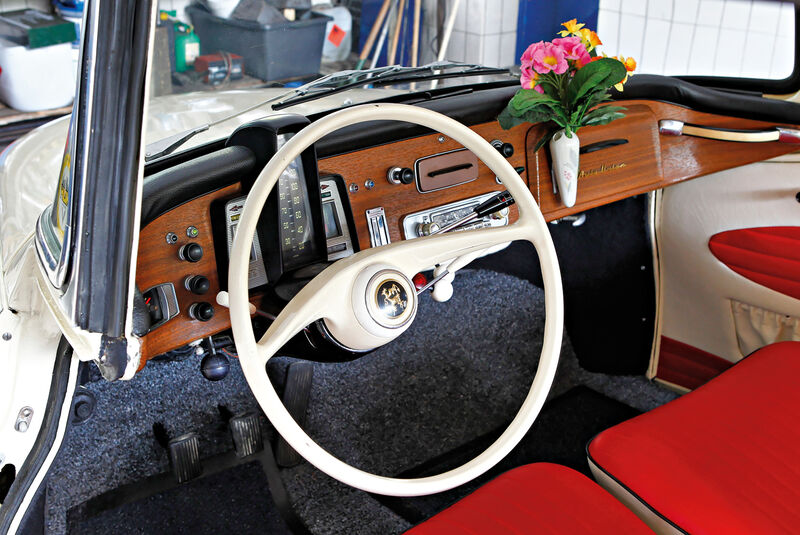 DKW AU 1000 S Coupè De Luxe, Cockpit, Lenkrad