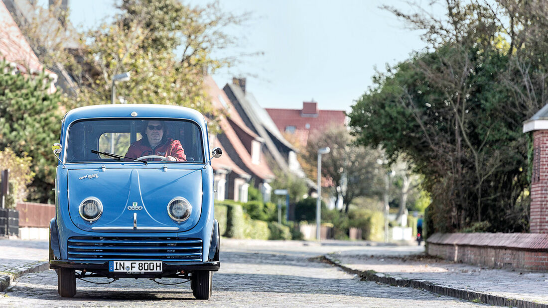 DKW-Schnelllaster, Wangerooge, Impression, Elektroauto