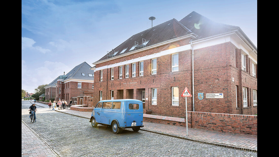 DKW-Schnelllaster, Wangerooge, Impression, Elektroauto
