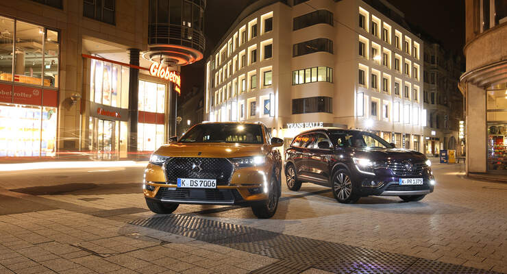 DS 7 Crossback BlueHDi 180, Renault Koleos dCi 175 4WD, Exterieur