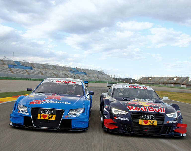 Dtm Vergleich Audi A4 Vs Audi A5 Auto Motor Und Sport