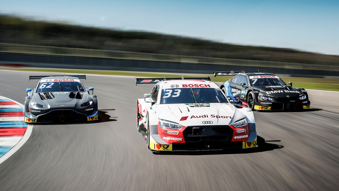 DTM-Autos 2019 - Testfahrten - Lausitzring