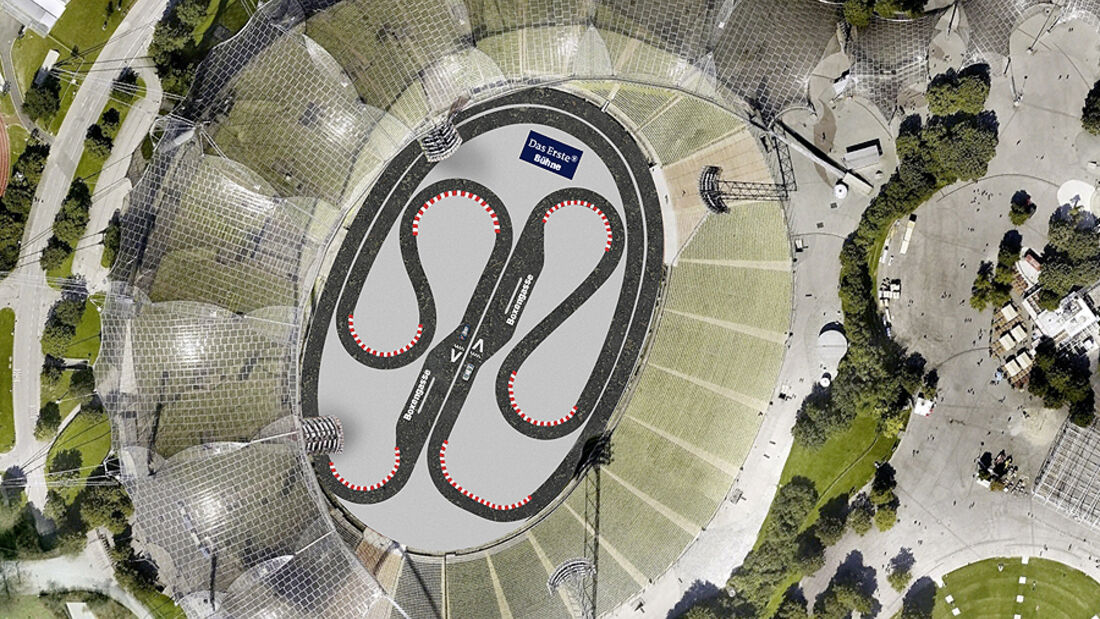 DTM Olympiapark München Streckenlayout