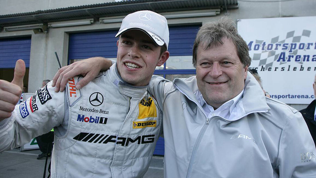 DTM Oschersleben 2010 Paul di Resta Norbert Haug